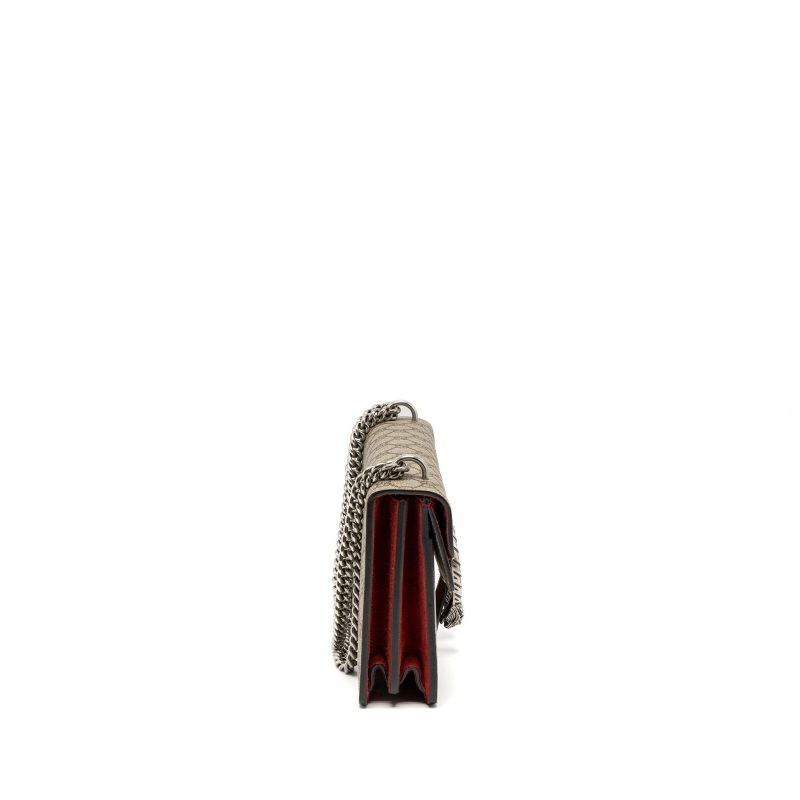 Gucci Dionysus Shoulder Bag GG Supreme Canvas/Suede SHW - Barde - Image 3