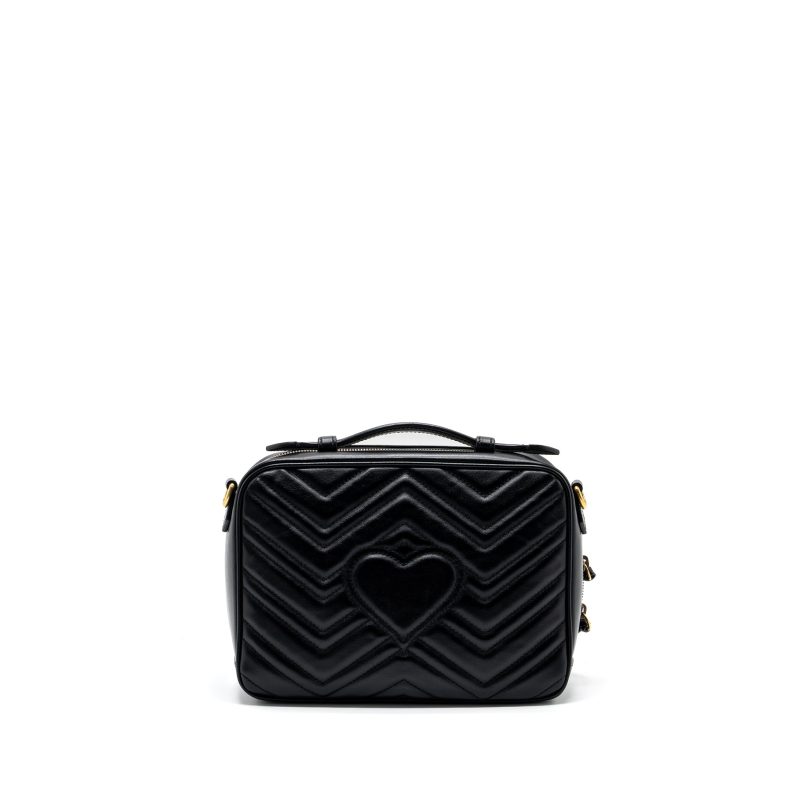 Gucci GG Marmont Matelasse Shoulder Bag Calfskin Black GHW - Barde - Image 2
