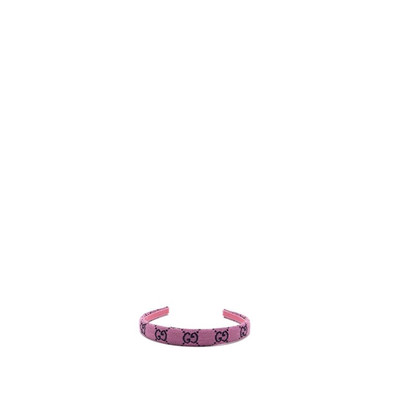 GUCCI GG Logo Headband Canvas Pink - Barde - Image 2