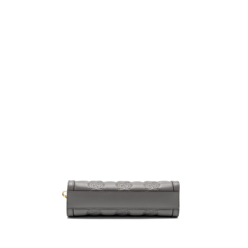 Gucci chain crossbody bag calfskin grey LGHW - Barde - Image 5
