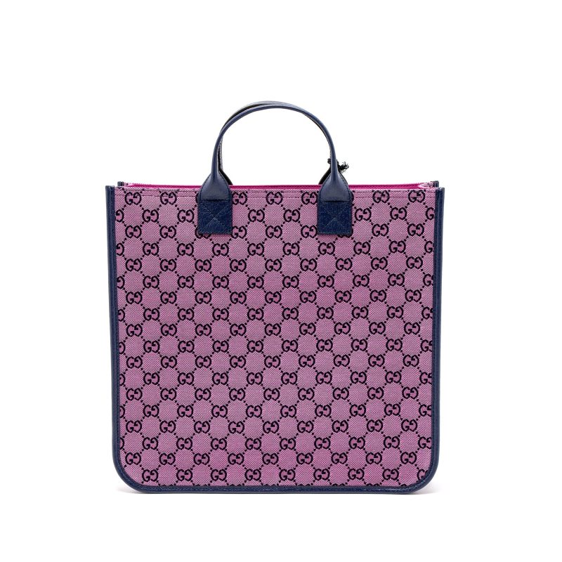 Gucci Children’s Tote Bag Canvas/Leather Purple - Barde - Image 2