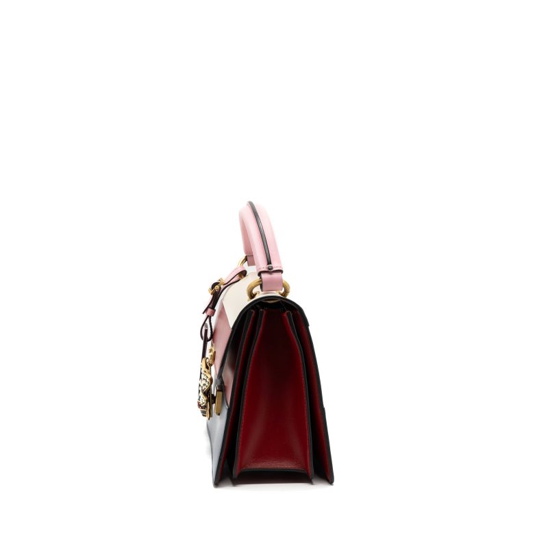 Gucci queen Margaret top handle bag calfskin multicolor GHW - Barde - Image 3