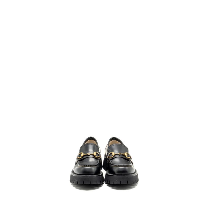Gucci Size 37 Jordan Loafer Calfskin Black GHW - Barde - Image 2