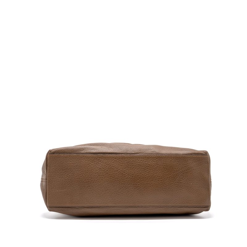 Gucci disco tote bag calfskin brown LGHW - Barde - Image 5