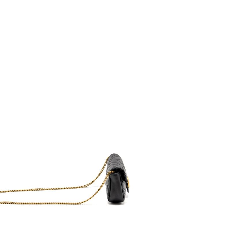 Gucci Super Mini Marmont calfskin black GHW - Barde - Image 3