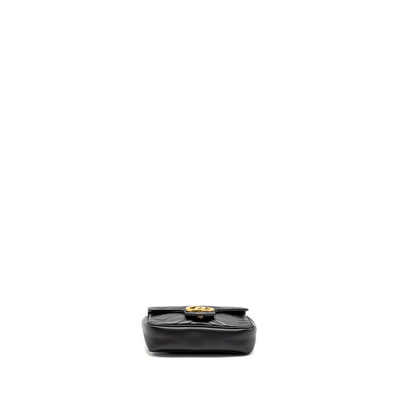 Gucci Super Mini Marmont calfskin black GHW - Barde - Image 5