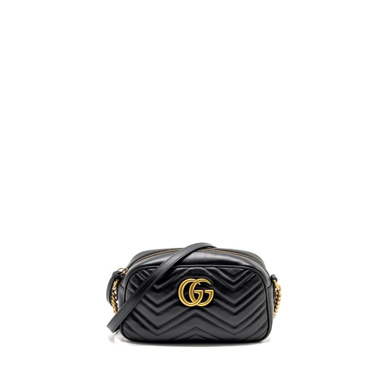 Gucci Marmont Camera Bag Calfskin Black GHW - Barde