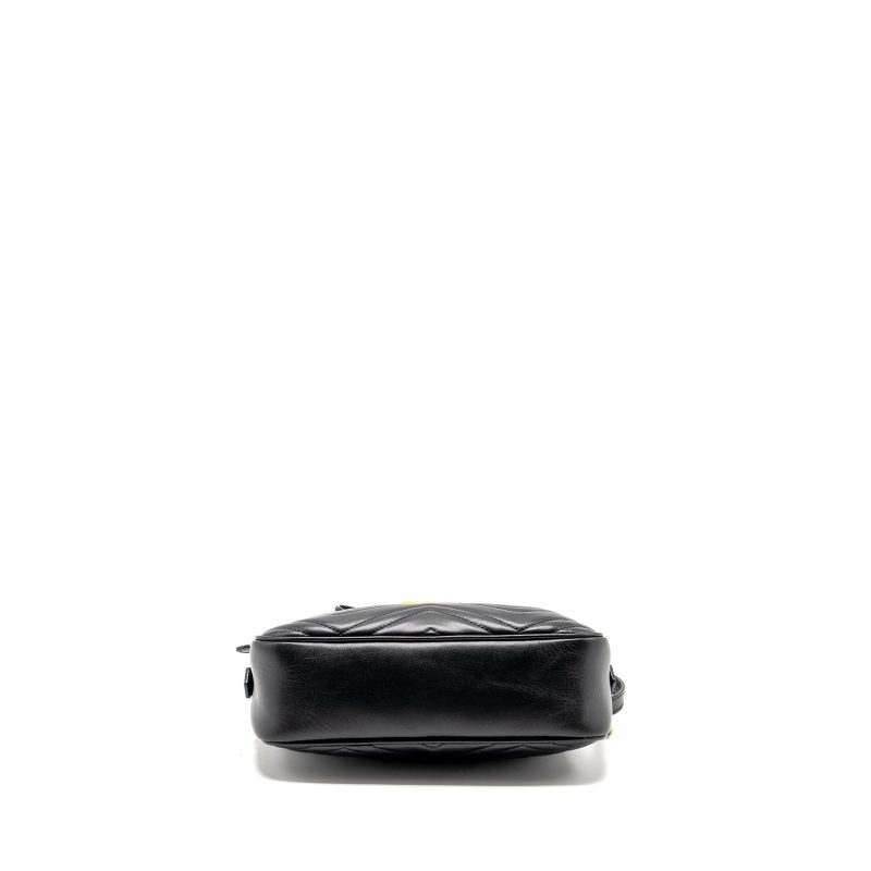 Gucci Marmont Camera Bag Calfskin Black GHW - Barde - Image 5