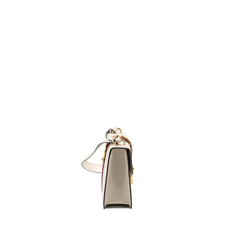Gucci Medium Sylvie Bag calfskin white GHW - Barde - Image 3