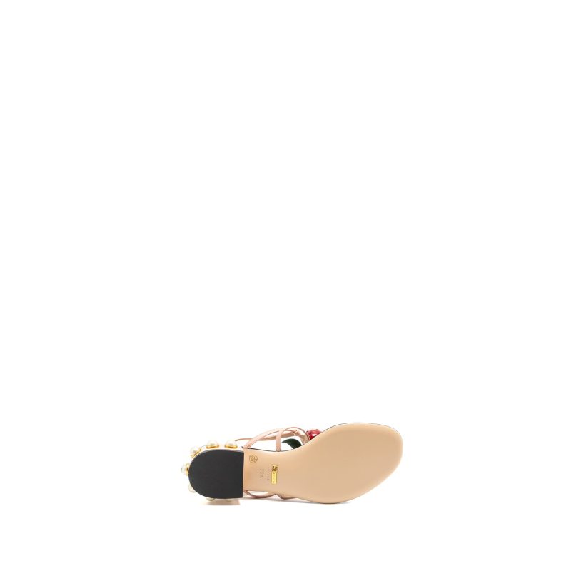 Gucci Size 36.5 hatsumomo Cherry-Embellished Sandal Multicolour - Barde - Image 7