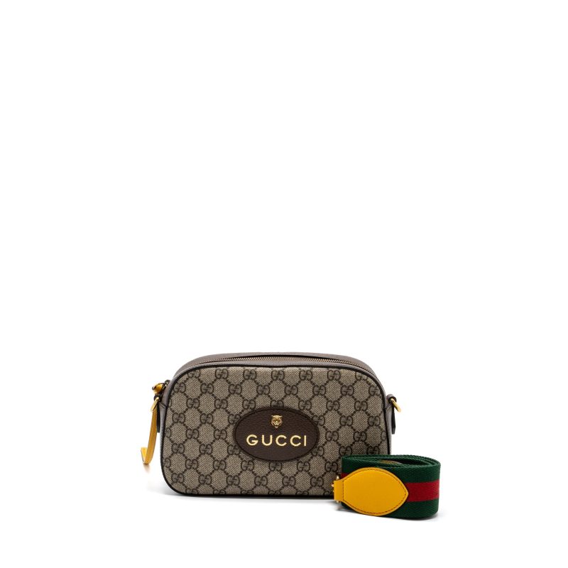 Gucci Camera Bag GG Supreme Canvas Brown/ Multicolour GHW - Barde
