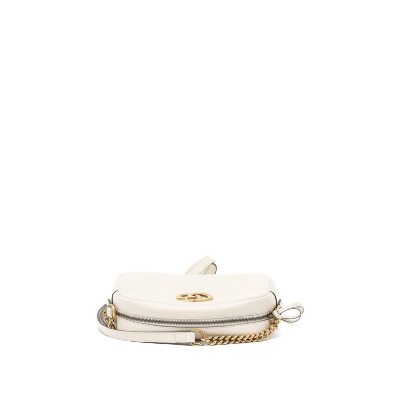 Gucci GG Marmont Camera Shoulder Bag Calfskin White GHW - Barde - Image 6