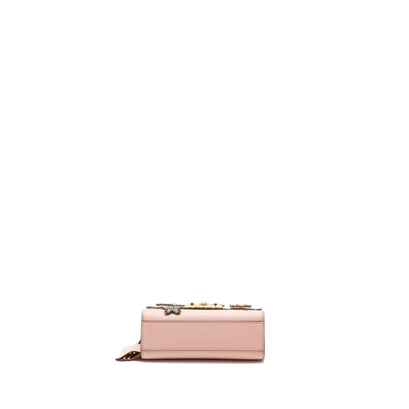Gucci Padlock Chain Bag Crystal Star Limited Calfskin Pink GHW - Barde - Image 5