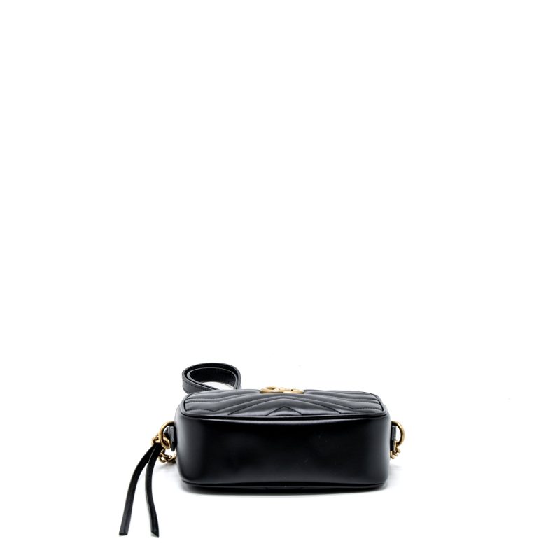 Gucci GG Marmont Matelasse Mini Bag Calfskin Black GHW - Barde - Image 5