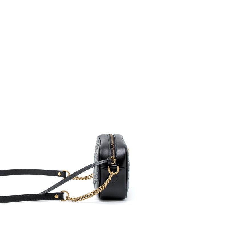 Gucci GG Marmont Matelasse Mini Bag Calfskin Black GHW - Barde - Image 3