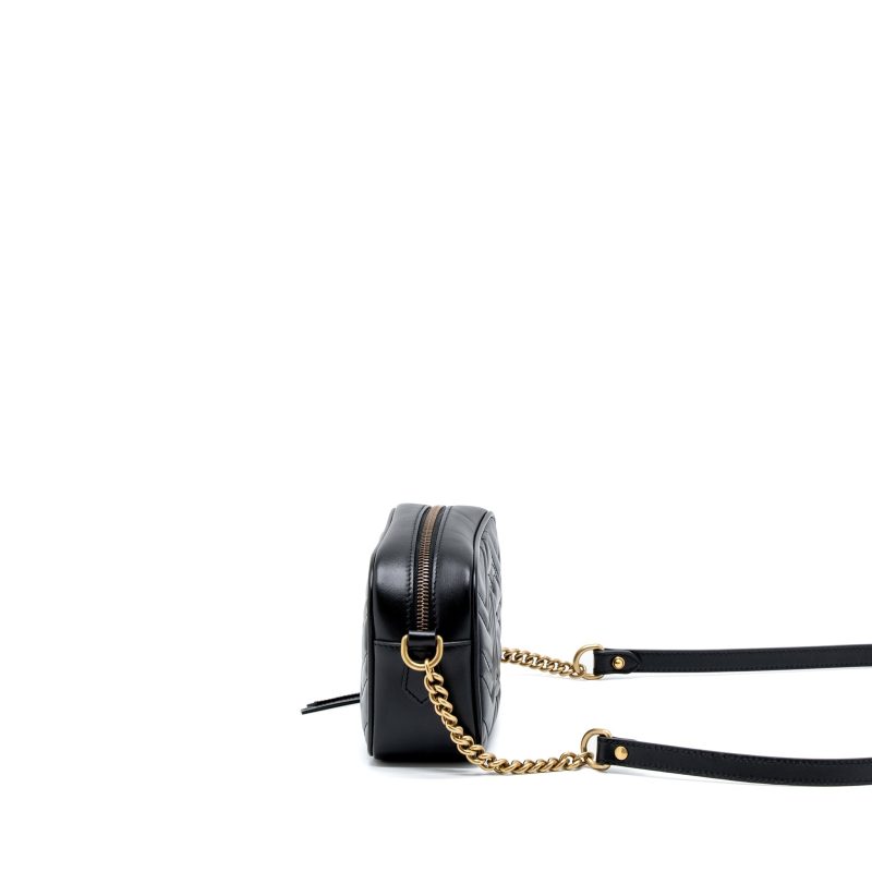 Gucci GG Marmont Matelasse Mini Bag Calfskin Black GHW - Barde - Image 4
