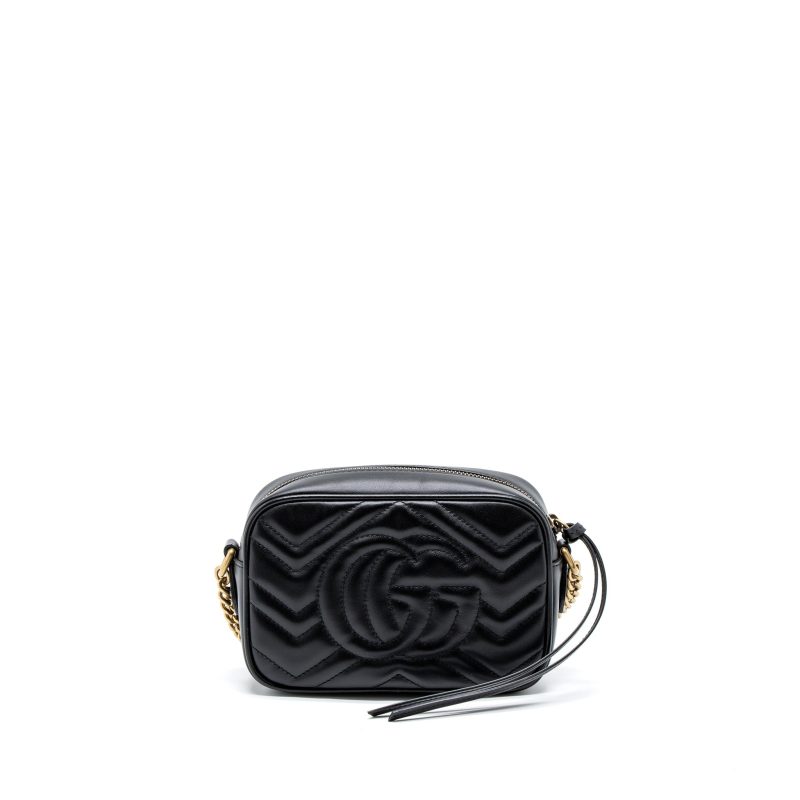 Gucci GG Marmont Matelasse Mini Bag Calfskin Black GHW - Barde - Image 2