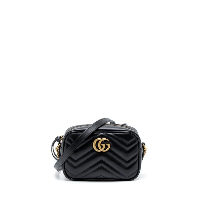 Gucci GG Marmont Matelasse Mini Bag Calfskin Black GHW - Barde