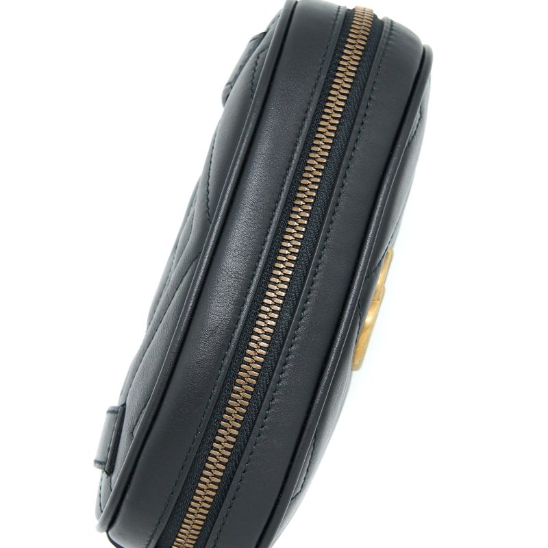 Gucci Marmont Round Belt Bag Black GHW - Barde - Image 7