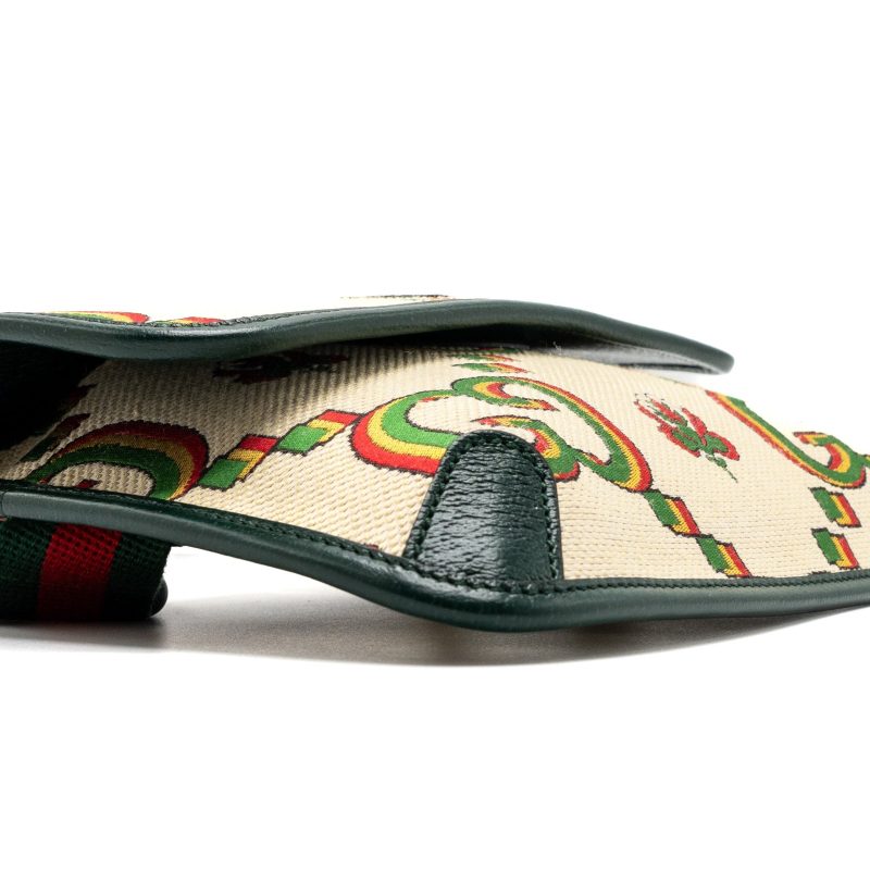 Gucci belt bag canvas multicolour GHW - Barde - Image 6