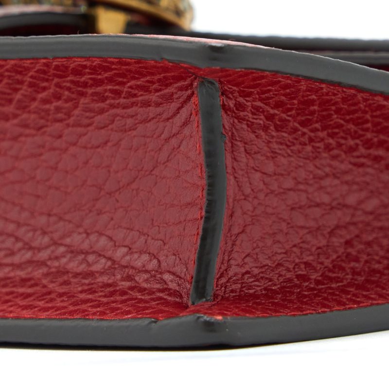Gucci Super Mini Dionysus Calfskin Red Ruthenium SHW - Barde - Image 8