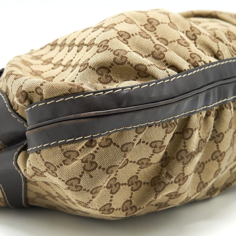 Gucci Vintage Tote Bag GG Supreme GHW - Barde - Image 8