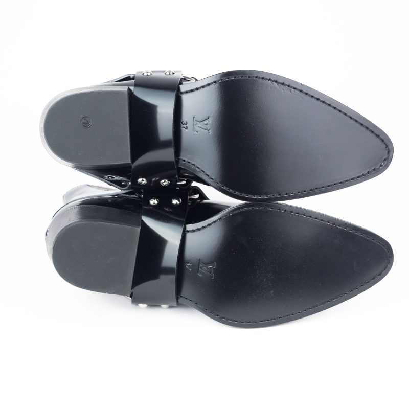 Louis Vuitton Calfskin Monogram Rhapsody Ankle Boots - Barde - Image 5