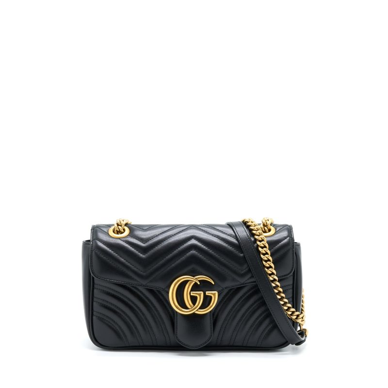 Gucci Small Marmont Black GHW - Barde