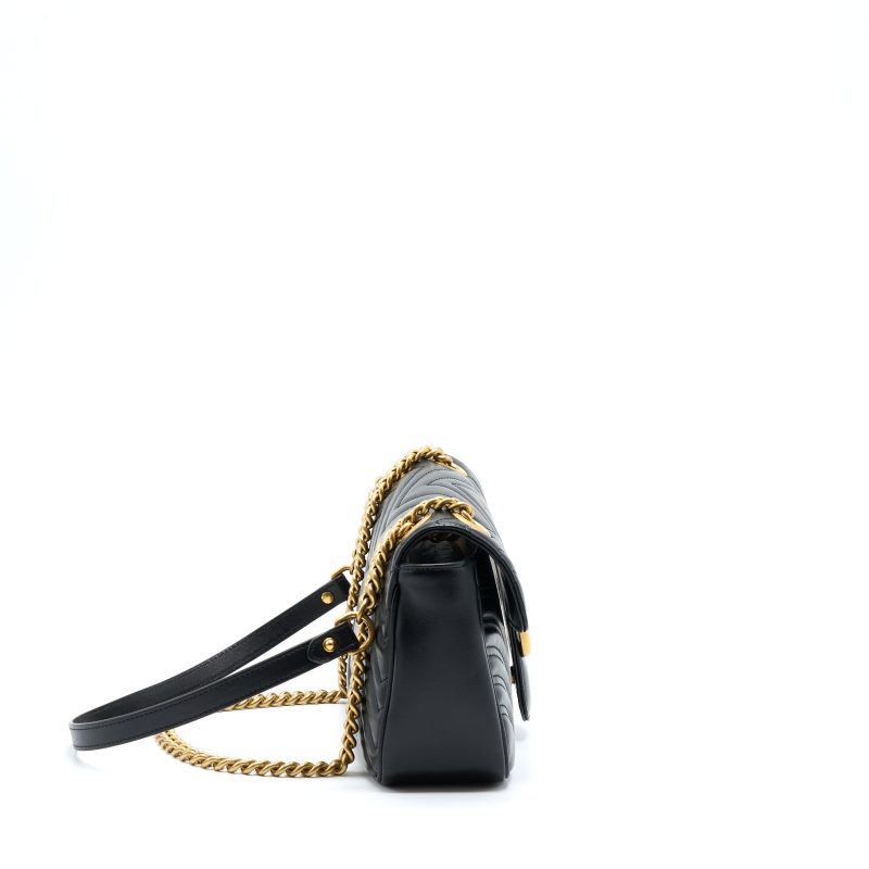Gucci Small Marmont Black GHW - Barde - Image 4
