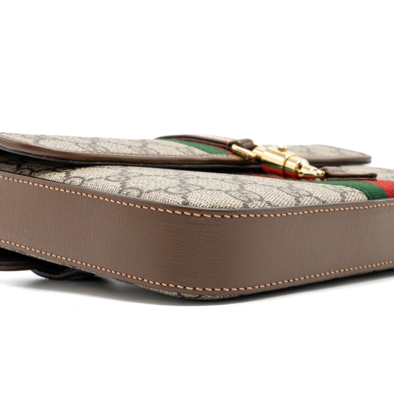 Gucci flap belt bag GG supreme canvas GHW - Barde - Image 6