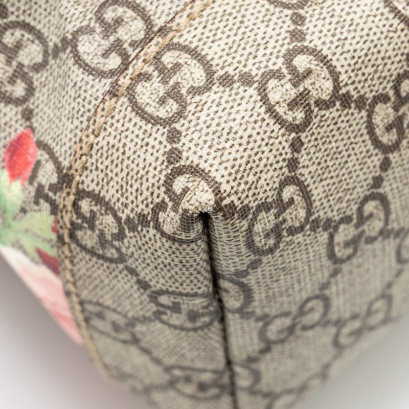 Gucci Backpack Flower Printed GG Supreme Canvas Multicolour SHW - Barde - Image 8