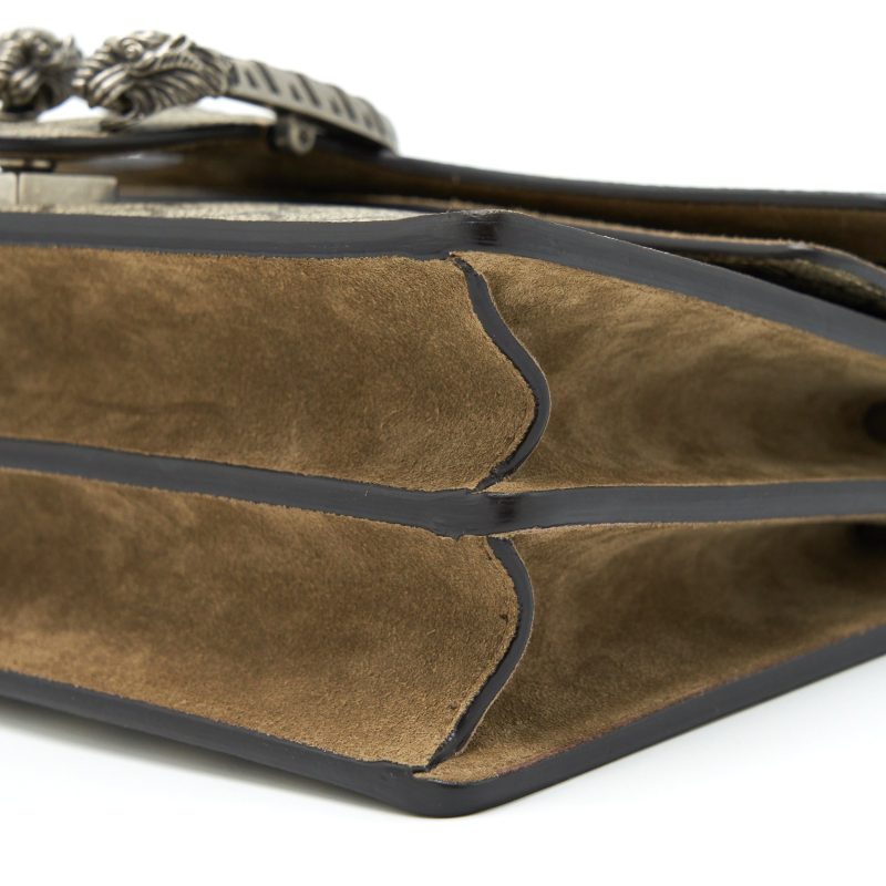 Gucci Dionysus GG Shoulder Bag GG Supreme / Beige SHW - Barde - Image 9