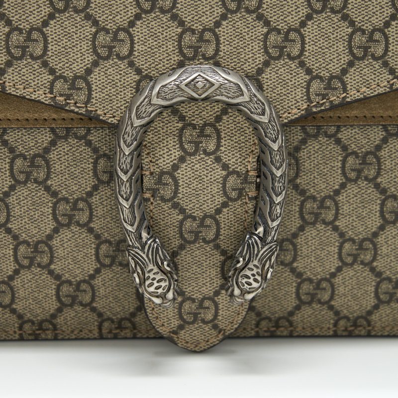 Gucci Dionysus GG Shoulder Bag GG Supreme / Beige SHW - Barde - Image 7