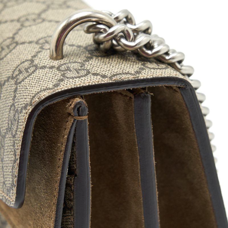 Gucci Dionysus GG Shoulder Bag GG Supreme / Beige SHW - Barde - Image 10