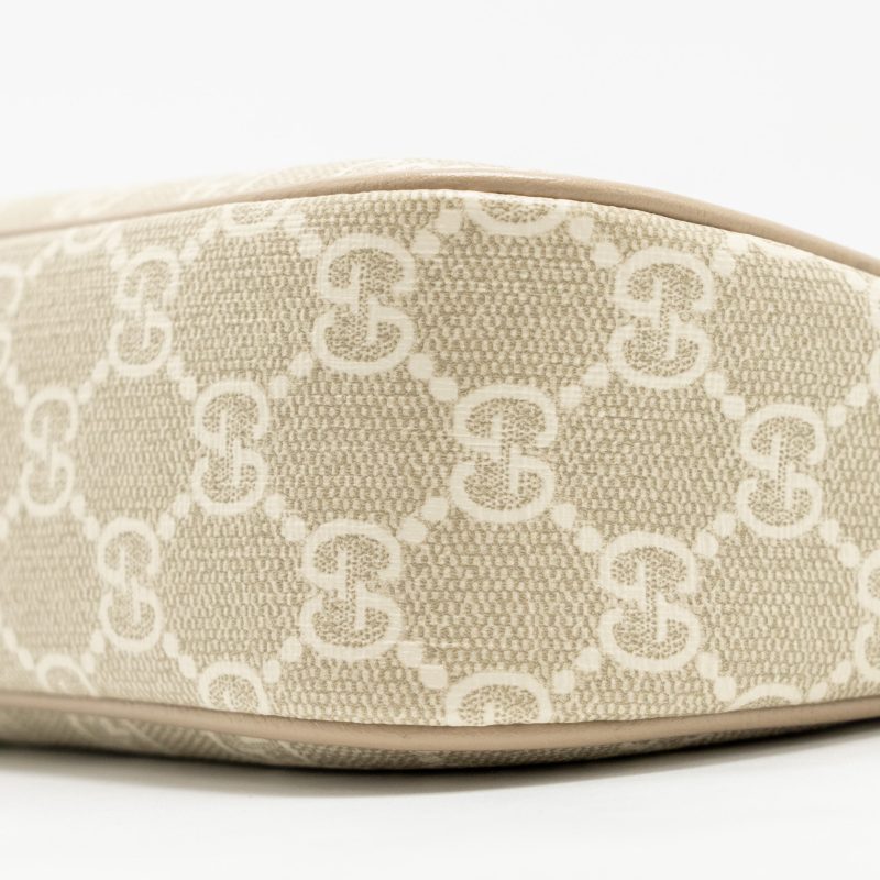 Gucci Ophidia Small Shoulder Bag GG Supreme Canvas Beige / White GHW - Barde - Image 6