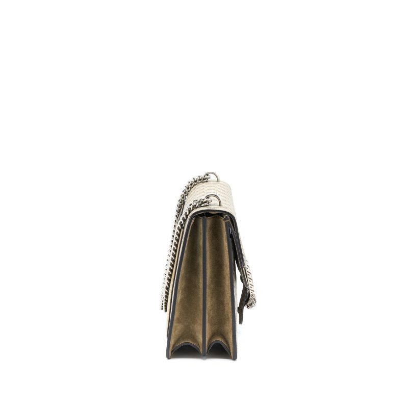 Gucci Dionysus Shoulder Bag GG Supreme Canvas/Suede SHW - Barde - Image 4