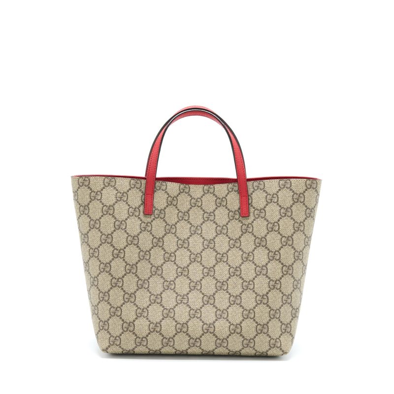 Gucci Children's GG Supreme/Multicolour Bow Tote - Barde - Image 2