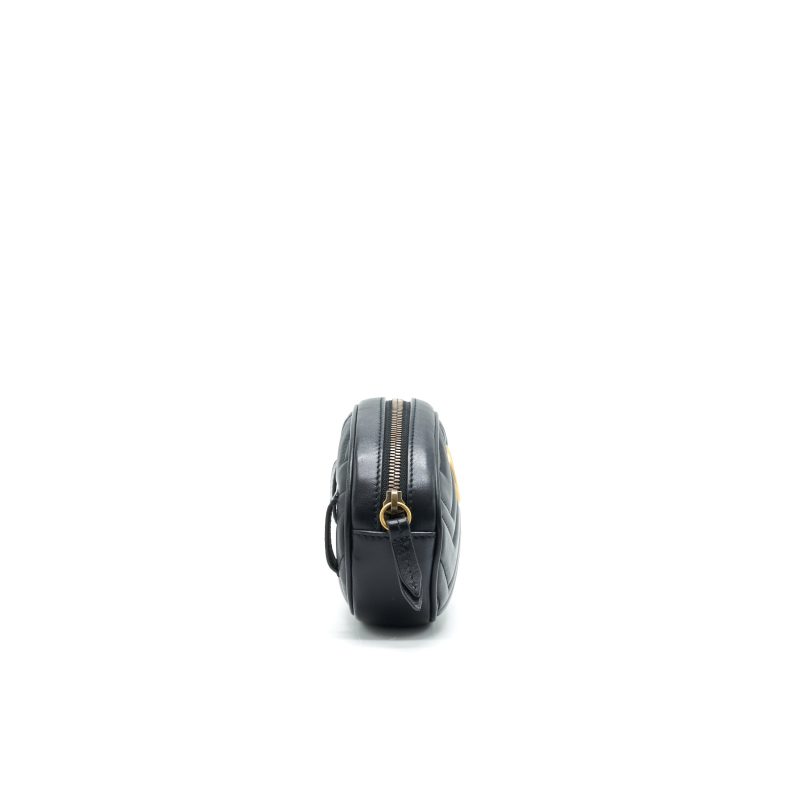 GUCCI GG MARMONT Matelasse Leather Belt Bag in Black 85cm - Barde - Image 3