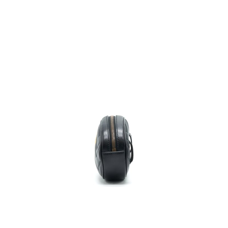 GUCCI GG MARMONT Matelasse Leather Belt Bag in Black 85cm - Barde - Image 4