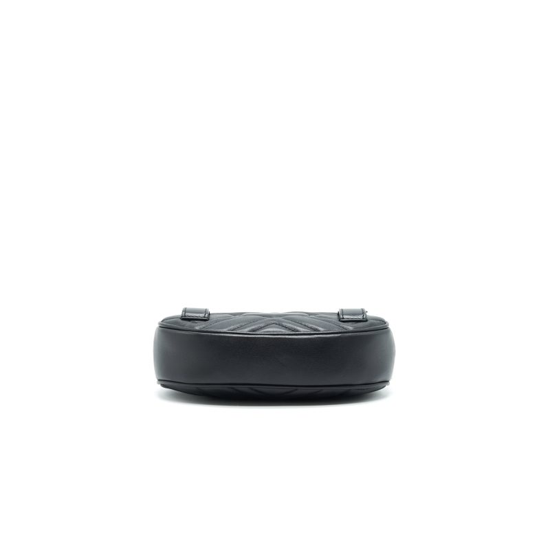 GUCCI GG MARMONT Matelasse Leather Belt Bag in Black 85cm - Barde - Image 5