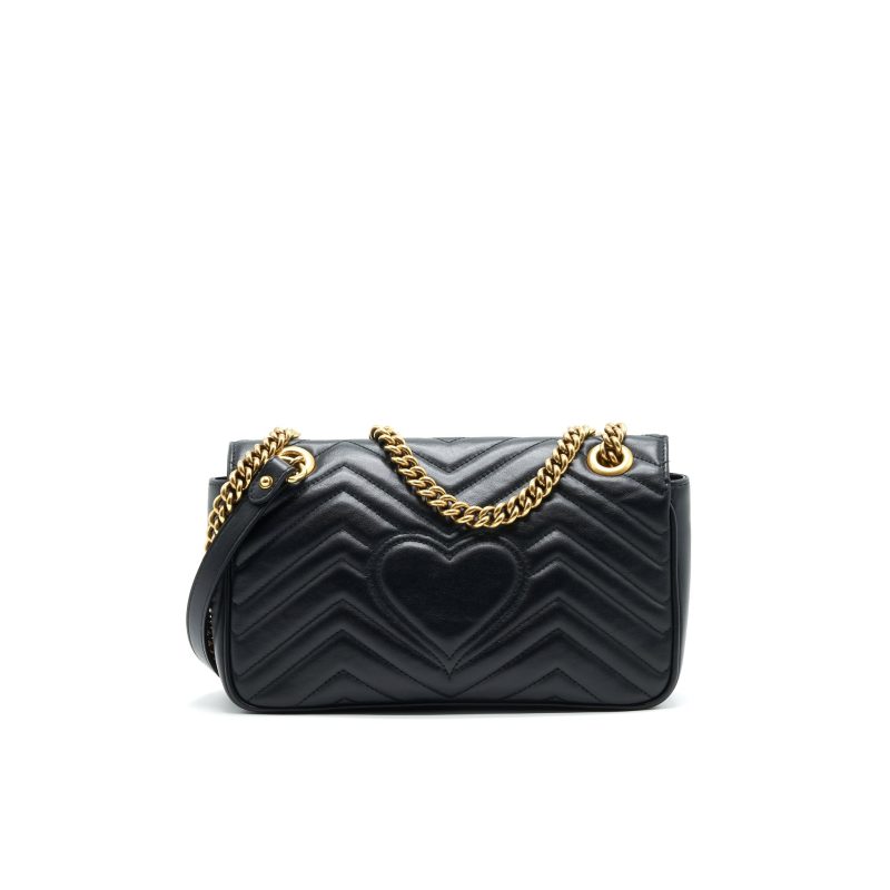GUCCI GG MARMONT SMALL SHOULDER BAG BLACK - Barde - Image 2