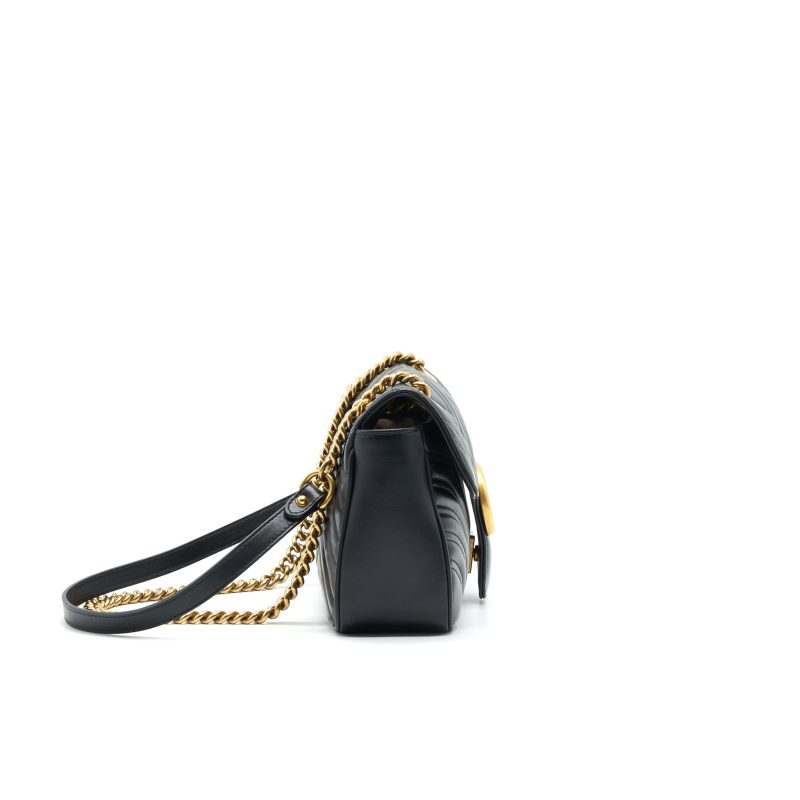 GUCCI GG MARMONT SMALL SHOULDER BAG BLACK - Barde - Image 3
