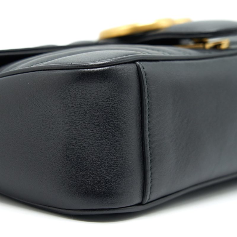GUCCI GG MARMONT SMALL SHOULDER BAG BLACK - Barde - Image 6