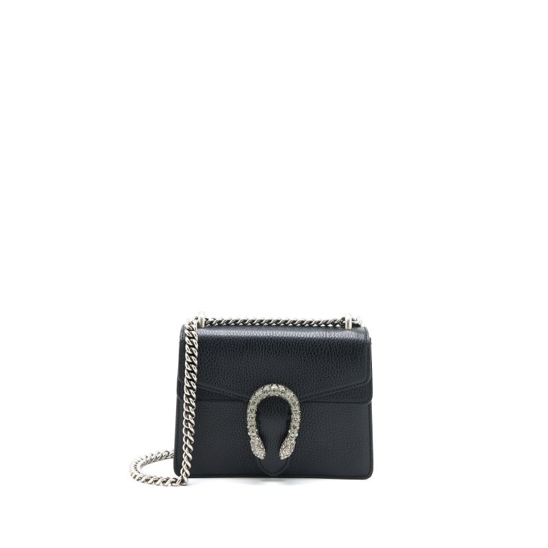 Gucci Mini Dionysus Bag Calfskin Black SHW - Barde