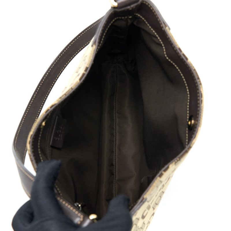 Gucci Vintage Hobo Bag Canvas/Leather Multicolour - Barde - Image 3