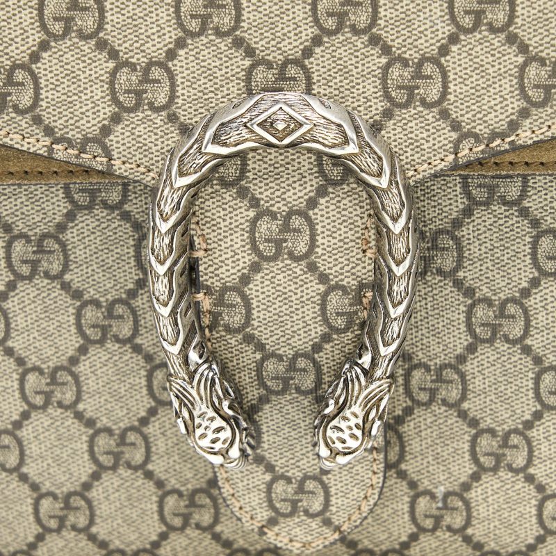Gucci Dionysus Shoulder Bag GG Supreme Canvas/Suede SHW - Barde - Image 7