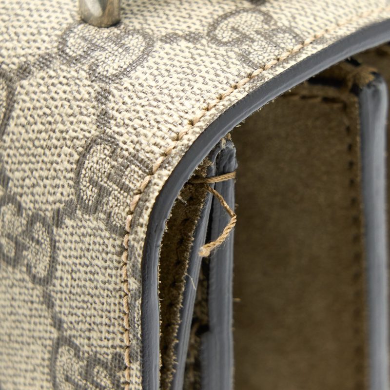 Gucci Dionysus Shoulder Bag GG Supreme Canvas/Suede SHW - Barde - Image 8