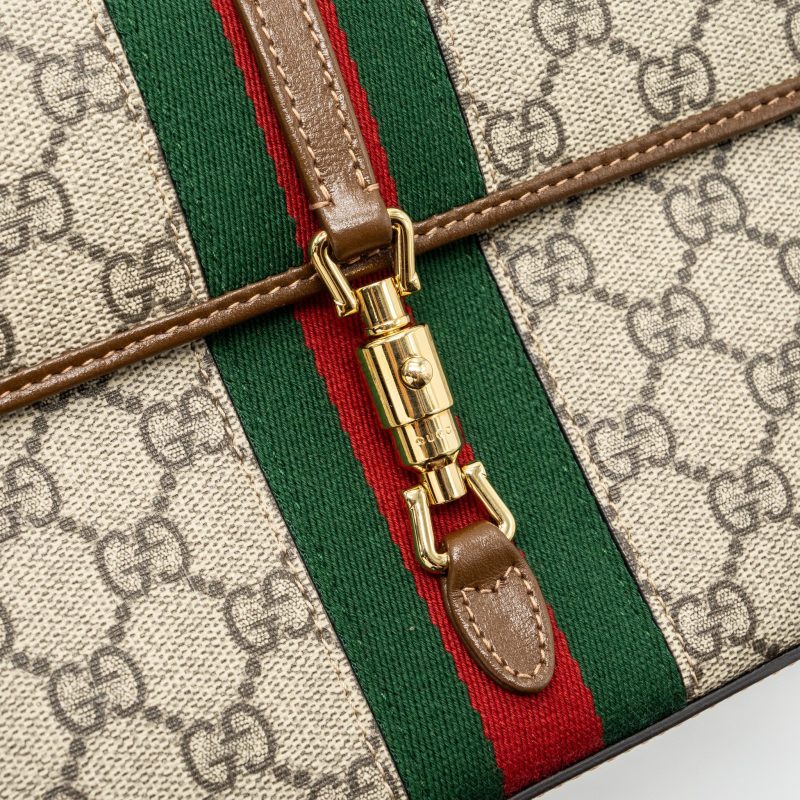 Gucci flap belt bag GG supreme canvas GHW - Barde - Image 9