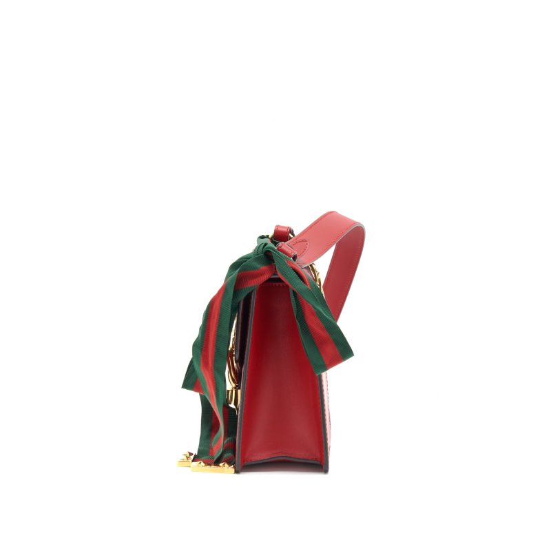 Gucci Sylvia Bag red GHW - Barde - Image 4