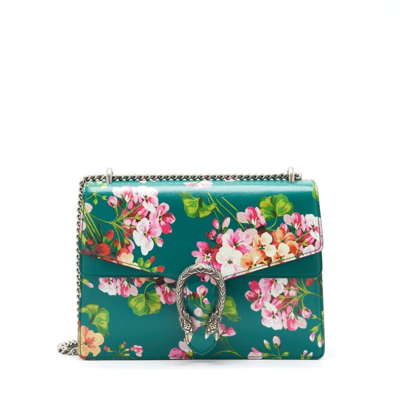 Gucci Dionysus Large Shoulder Bag Flower Green - Barde